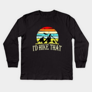 hiking Kids Long Sleeve T-Shirt